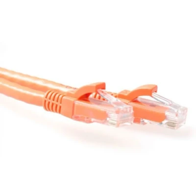 Afbeelding van ACT IB2120 U/UTP CAT6A Patchkabel Snagless Oranje 20 meter