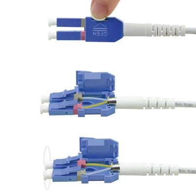 Afbeelding van ROLINE LWL Kabel duplex 9/125µm OS2, LC/LC, UNIBOOT, gelb, 10 m