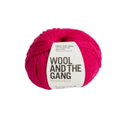 Afbeelding van Wool and the Gang Crazy Sexy Wol Hot Punk Roze, Garens, Klein