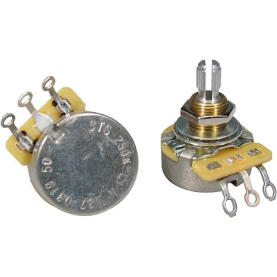 Afbeelding van Potmeter 250K linear potentiometer, standard length bushing .375, 3/8 diameter