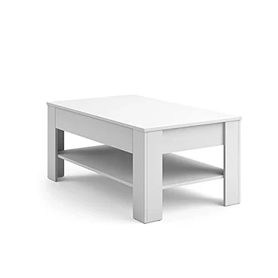 Afbeelding van Vicco Salontafel &quot;Milan&quot;, Wit, 110 x 48 cm