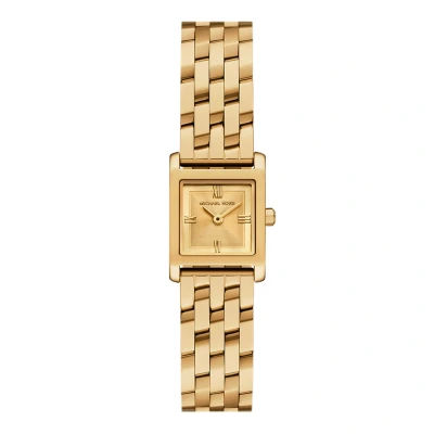 Afbeelding van Michael Kors Dames horloge goudkleurig met band