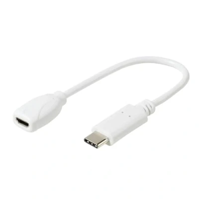 Afbeelding van Vivanco Mobiele telefoon Adapter [1x Micro USB bus 1x C 2.0 stekker] DCAVVUSBCMB02W 20.00 cm