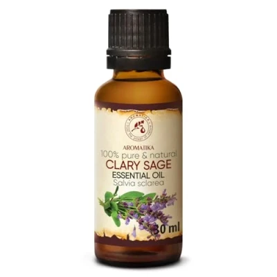 Afbeelding van Clary Sage (Scharlei Olie) Etherische Olie 30ml 100% Puur &amp; Natuurlijk Aromatherapie Geurolie Geurverspreider Ontspanning Toevoegen aan Bad Cosmetica Massage Wellness Aroma Lamp Of Elektrische Diffuser