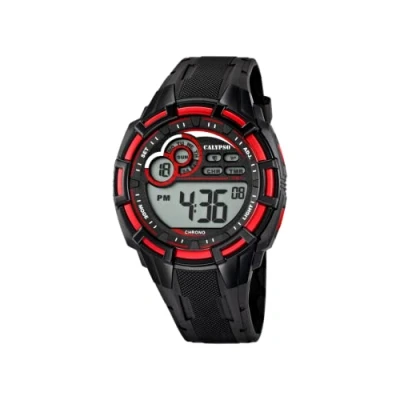Afbeelding van Calypso K5625/4 digitaal horloge 45 mm 100 meter zwart/ rood