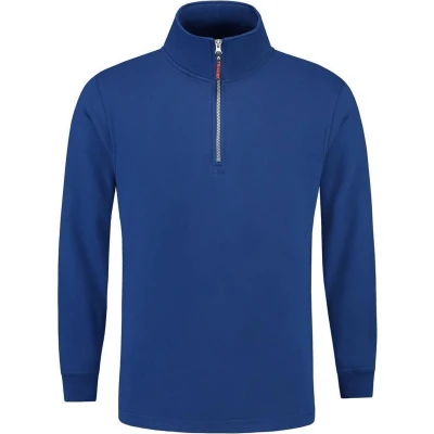 Afbeelding van Tricorp 301010 Sweater Ritskraag Koningsblauw