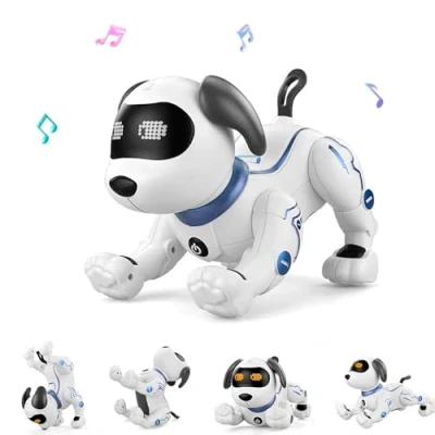 Afbeelding van Goolsky Elektronische Huisdieren Robot Hond Stunt Voice Commando Programmeerbare Touch Sense Muziek Lied Speelgoed voor Kinderen Verjaardag LE NENG TOYS K16A