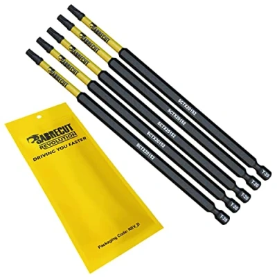 Afbeelding van 5 x SabreCut SCTX20152_5 152mm T20 TX20 magnetische slagschroevendraaier driverbitset Torx Heavy Duty