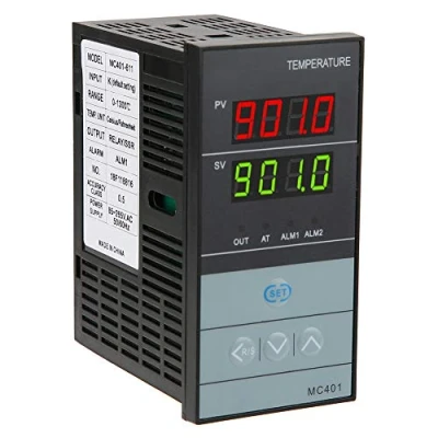 Afbeelding van 85 265V temperatuurregelaar, PID temperatuurregelaar Digitale thermostaatrelais SSR uitgang