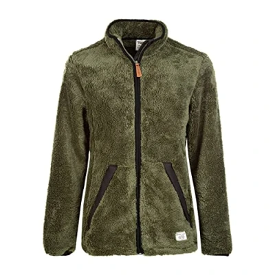 Afbeelding van Weather Report Lucille Fleecejas, Dames, Maat: 46, Dark olive