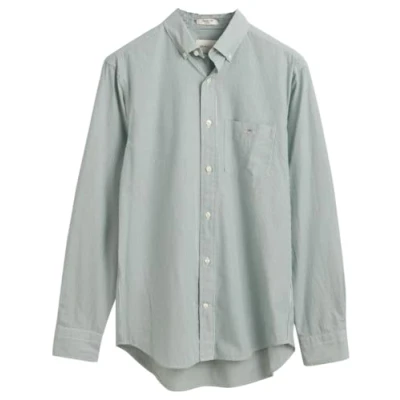 Afbeelding van REG POPLIN Banker Shirt, Deep Forest Green, S
