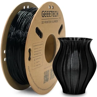 Afbeelding van GEEETECH TPU filament 1.75mm zwart, flexibele 3D printer 500g 1 spoel