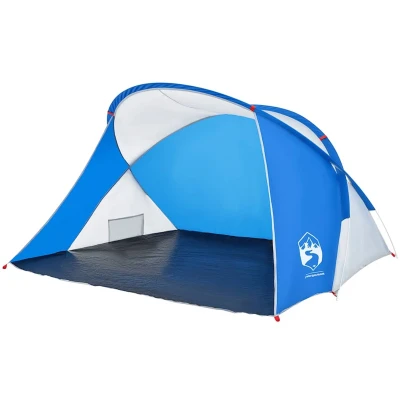 Afbeelding van vidaXL Strandtent 2 persoons pop up waterdicht azuurblauw
