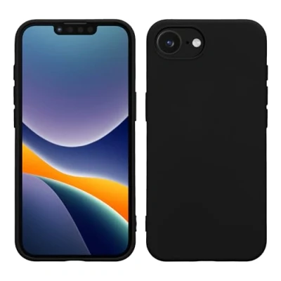 Afbeelding van kwmobile telefoonhoesje geschikt voor Apple iPhone SE 2025 / 4 4. Generation Hoesje smartphone Back cover in mat zwart