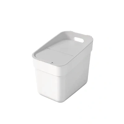 Afbeelding van Curver Prullenbak afvalbak, voor recycling, 20 liter, wit, klaar om in te zamelen