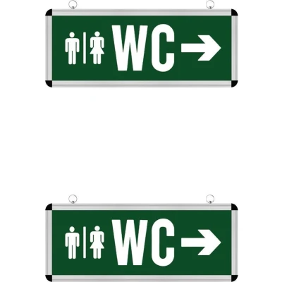 Afbeelding van LED Noodverlichting WC 2 Pack Rabonta Hangend 3W