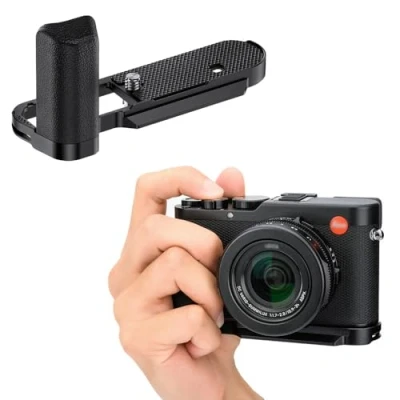 Afbeelding van JJC Metalen handgreep voor Leica D LUX8 Camera met Arca Zwitsers type Quick Release Ontwerp Verbetert Hand held Gevoel Youtuber Vlogger Video opname