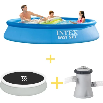 Afbeelding van Intex Zwembad Easy Set 305 x 61 cm Inclusief Solarzeil &amp; Filterpomp