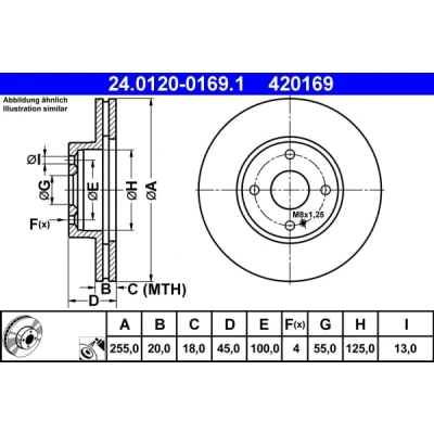 Afbeelding van Ate Remschijf 24.0120 0169.1