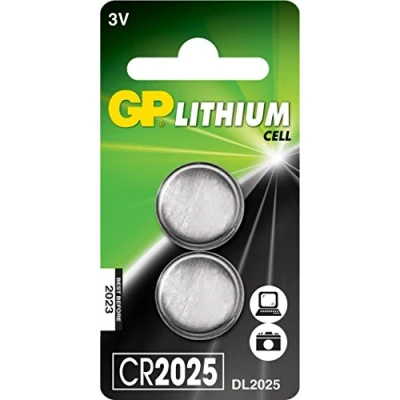 Afbeelding van GP Knoopcel CR2025 3 V 2 stuk(s) Lithium GPCR2025