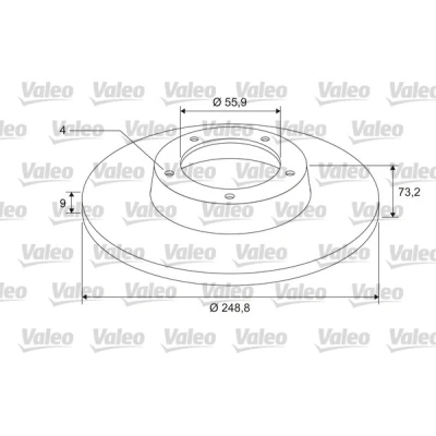 Afbeelding van Valeo Remschijven 675412