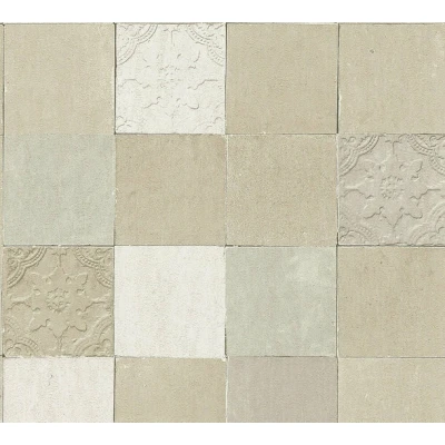Afbeelding van AS Creation New Walls 37406 4 374064 Creme / Grijs