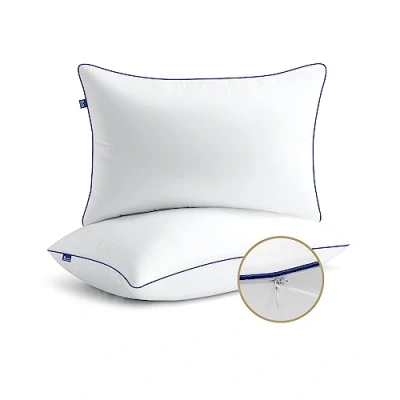 Afbeelding van BedStory Kussens 65 x cm, 2 stuks, in hoogte verstelbaar, hypoallergeen, machinewasbaar