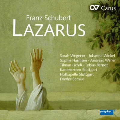 Afbeelding van Kammerchor Stuttgart, Hofkapelle Frieder Bernius Schubert: Lazarus (CD)