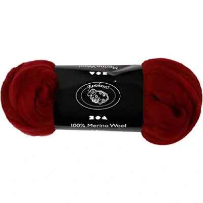 Afbeelding van Creativ Company CC Merino Wol 100gr Donkerrood