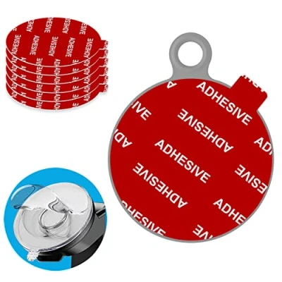 Afbeelding van Anteel Dashboard Pad Montage Disk Sticky Adhesive Vervanging Kit, 6 stks 70mm Cirkel Hittebestendige Dubbelzijdige Stickers voor Zuignap Auto Telefoonhouder Disc &amp; Voorruit Dash Cam