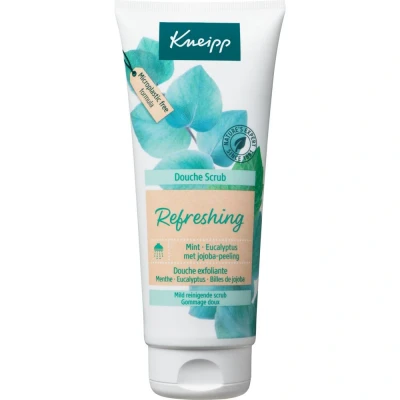 Afbeelding van 3x Kneipp Douche Scrub Refreshing Mint en Eucalyptus 200 ml