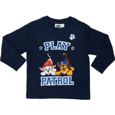 Afbeelding van Paw Patrol Shirt Play Lange Mouw Donkerblauw Maat 86/92
