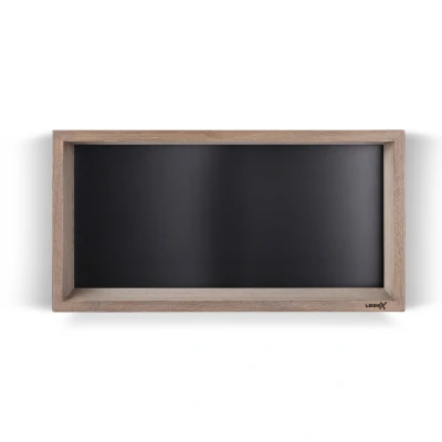 Afbeelding van Looox Wood inbouwnis badkamer old grey/zwart WBOX60MZ