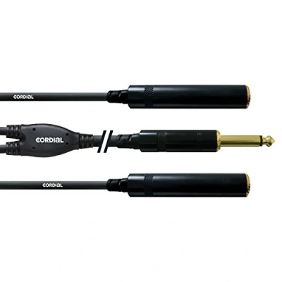 Afbeelding van CORDIAL Y kabel mono stekker/2 aansluitstrip 30 cm