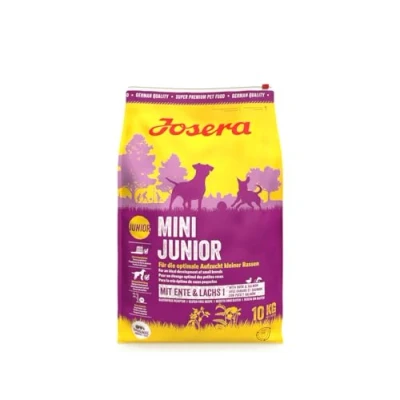 Afbeelding van JOSERA MiniJunior Puppyvoer voor kleine rassen, 1 x 10 kg, een optimale ontwikkeling, super premium droogvoer groeiende honden, stuk verpakt