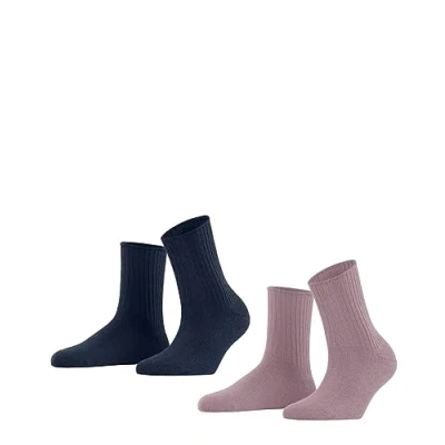 Afbeelding van ESPRIT Dames Sokken Cosy Rib 2 Pack W SO Katoen Wol Eenkleurig Multipack Paar, Veelkleurig (Sortiment 0020), 35 38