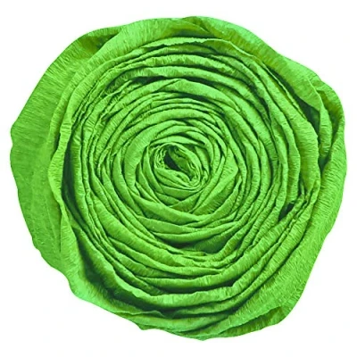 Afbeelding van Clairefontaine 901050C verpakking met 10 vellen crêpepapier, 2 x 0,5 m, ideaal voor schoolactiviteiten, 1 verpakking, donkergroen