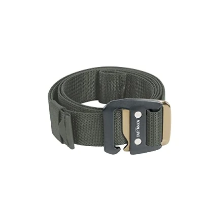 Afbeelding van Tatonka Stretchriem 38mm elastische reisriem met praktische haaksluiting 125 cm lang / 3,8 breed (stone grey olive)