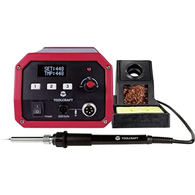 Afbeelding van TOOLCRAFT ST 80D Soldeerstation Digitaal 80 W 150 450 C Incl. soldeerpunt