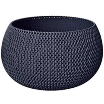 Afbeelding van Prosperplast Bloempot Splofy antraciet 2300 ml 18 cm