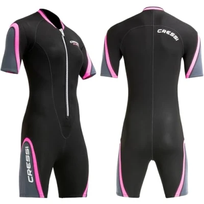Afbeelding van Cressi Playa Lady Shorty wetsuit 2.5mm voor dames om te duiken, snorkelen, windsurfen 2.5 mm neopreen