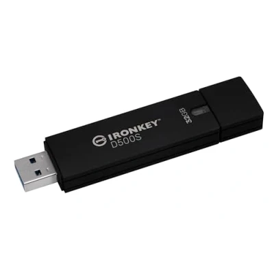 Afbeelding van Kingston IronKey D500S FIPS AES 256 USB stick 32 GB