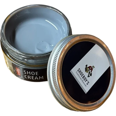 Afbeelding van Shoeboy&#039;S Shoe cream pot Schoencreme voor hoogwaardige soorten gladleer 50ml (044) Grijs
