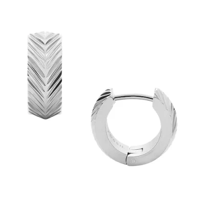 Afbeelding van Fossil oorring JF04666040 Harlow zilverkleurig