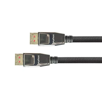 Afbeelding van PYTHON DisplayPort kabel versie 1.4 (5K/8K 60Hz) / zwart 5 meter