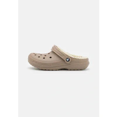 Afbeelding van Sandaal Crocs Classic Fuzz Lined Clog Mushroom Bone Schoenmaat 43 44