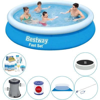 Afbeelding van Bestway Fast Set Rond 366x76 cm Zwembad Combinatie
