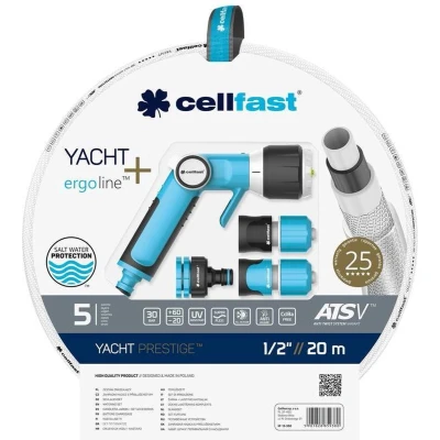 Afbeelding van Slangset met accessoires Cellfast Yacht PVC 20 m Ø 12,5 mm Uitschuifbaar