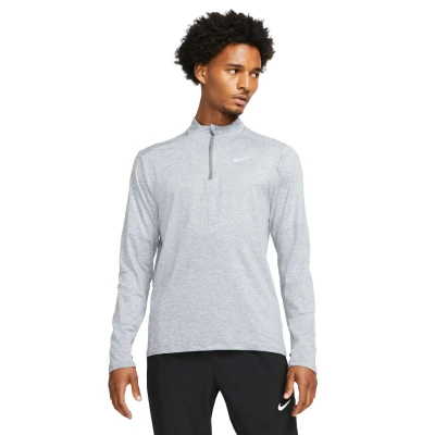Afbeelding van Nike Performance Longsleeve, Heren, Maat: Large, Smoke grey/grey fog/silver