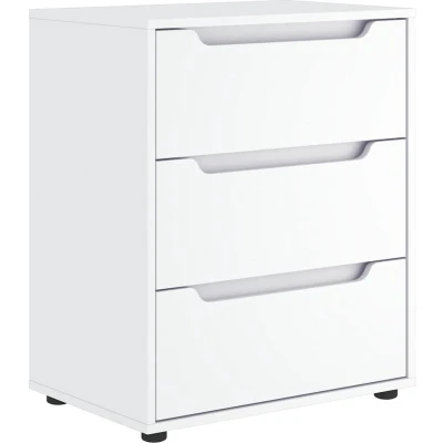 Afbeelding van vidaXL Dressoir VISNES 60x40x73 cm bewerkt hout wit
